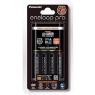 "荃灣門市全新行貨" 樂聲 Panasonic Eneloop Pro 充電器套裝 (附AA充電池4粒) 黑色