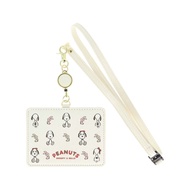 Snoopy & Belle 日版 掛頸 伸縮帶 卡套 (象牙白 S2222060)