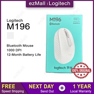 Logitech M196 Wireless Bluetooth Mouse 1000 DPI Optical Tracking 12-Month Battery Life