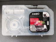 ชุดเตาแก๊สปิคนิค 4 ชิ้น ZAGIO รุ่น ZG-1551 PLUS KIT สีดำ - สเตนเลส