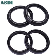 48*58*9.5/10.5 Front Fork Oil Seal(Double spring) & Dust Cover(with spring) Set for Yamaha YZ125 YZ2