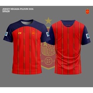 SPAIN EURO CUP 2024 Dryfit Unisex JERSEY New