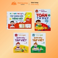 Book - Combo of 4 Spelling Books, Math Thinking for 4-6 Years Old, First Steps in Vietnamese Book 1 