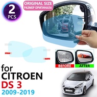 for Citroen DS 3 DS3 Racing 2009~2019 Full Cover Rearview Mirror Anti-Fog Rainproof Anti Fog Film Ca