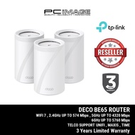TP-LINK DECO BE65-1PACK BE11000 WHOLE HOME MESH WIFI 7 SYSTEM (TRI-BAND) ROUTER NETWORK 3YR WARRANTY