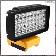 [L E U R] 36 LED Flashlight Torch Car Work Light USB Power Bank for  18V 20V Battery Lamp