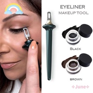JUNE Silicone EyeLiner Bush Smudge-Proof Long Lasting Makeup Tools Eyebrow