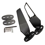 Wzon กระจกข้างรถมอเตอร์ไซค์ปรับกระจกมองหลังหมุนได้สำหรับ BMW S1000RR Honda CBR YAMAHA YZF R6 R1 R25