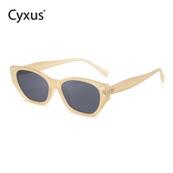 Cyxus แว่นตากันแดด แว่นกันแดดหญิง แฟชั่น sunglasses รูปหลายเหลี่ยม แว่นตา เท่ๆ แว่นกันแดด วัสดุกรอบพ