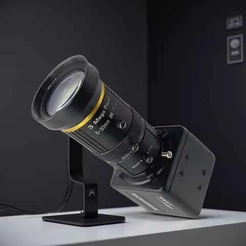 Webcam 4K 8MP HD CMOS IMX415 Manual Varifocus CS Mount Lens USB Camera For PC Laptop Computer/Live S