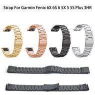 [HOT JUXXKWIHGWH 514] สายสแตนเลสสำหรับ Garmin Fenix 5 5 S 5X 6S 6X 6 Pro Forerunner 935สร้อยข้อมือสมาร์ทนาฬิกา Quick Fit สายนาฬิกาโลหะ Correa