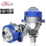 1คู่3นิ้วเลนส์ Bi โปรเจ็คเตอร์ LED 9-16V 10000LM 6000K 500% สว่างสุดๆสำหรับ H4 H7 9005 9006ไฟหน้ารถม