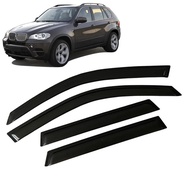 Window Visor for BMW X5 E70 2007 2008 2009 2010 2011 2012 2013 Weathershied Door Visor Wind Sun Rain