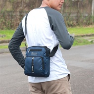 [111] TAS SELEMPANG PRIA ANTI AIR WATERPROOF WAISTBAG SLING BAG 5 RESLETING DISTRO MODEL TERBARU / T