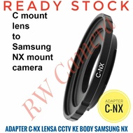 Adapter C-NX CCTV Lens Fujian C-Mount to Samsung NX CCTV Lens Camera Body Samsung NX NX5 NX10 NX11 N