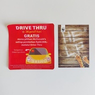 McD Drive Thru & WWF Sticker