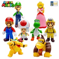 Action Figure Mario Bros Bross Bowser Putri Peach Donkey Kong
