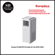 EuropAce Compact 12,000 BTU Portable Air Con - EPAC 12B3