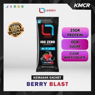 LINDEN ISO ZERO 1 SACHET 30gr ISO RETAIL PROTEIN ISOLATE ISOLAT - KMCR NEXTLEVEL