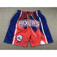 New high quality Philadelphia 76ers basketball shorts pocket pants