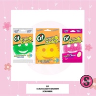 Cif Scrub Daddy/Mummy Kitchen Sponge, Original Yellow Sponge