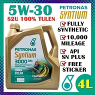 S2U Petronas Engine Oil Syntium 3000 5W30 Fully Synthetic 4Liter Vios Altis Myvi New Bezza Axia Almera Minyak Hitam