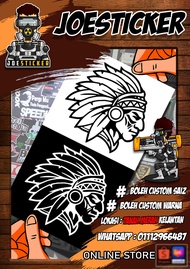 STICKER APACHE UNTUK KERETA DAN LORI