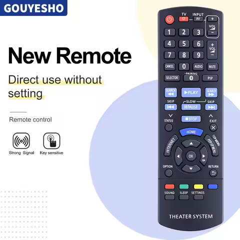 New Remote Control For Panasonic N2QAYB000970 SC-BTT105 SC-BTT465 SA-BTT465 SA-BTT405 SA-BTT785 Blu-
