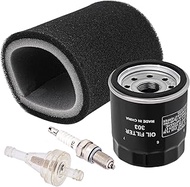 5UH-E4451-10-00 Air Filter & Oil Filter for Yamaha Bruin 350 2004-2006 Grizzly 350 450 2007-2014 Wol