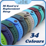 (SHIP FROM MALAYSIA) Mi Band 4 Band 3 Replacement Strap Mi Band Colorful Silicone Strap Tali Jam Mi 