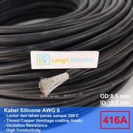 AWG 6 Cable Silicone AWG6 Cable Silicone Wire Black Black RC Plane