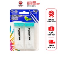 TĂM NHỰA XỈA RĂNG OKAMURA (HỘP 140 CÂY)