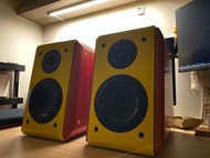 雅瑟Usher compass x-718  speaker 喇叭 音響 稀有黃色