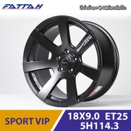 SMB COSMIS ล้อแม็กรถกระบะ FATTAH SPORT VIP 18x9.0 5H114.3 ออฟเซ็ต25 กระบะเตี้ย 5รู ราคาต่อ 2 วง