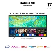Samsung 43" CU8000 Crystal UHD 4K Smart TV (2023) 3 Ticks