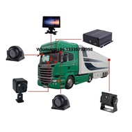DVR Kit 4 Cameras 4 Channels HDD MDVR Car Security System DVR in the Car Vehicle Black Box Video Tru