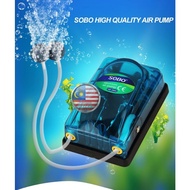 SOBO SB-348A Aquarium Air Pump Double Outlet Freshwater Saltwater Fishtank SB348 SB348A SB-348 348 A