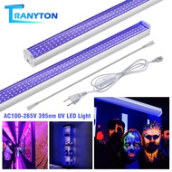 395nm UV LED Light Bar Fluorescent Ultraviolet LED Tube Black Light For Halloween Parties Bars Holiday Decorations Lig