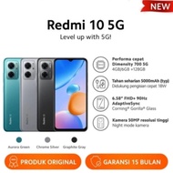 Xiaomi Redmi 10 5G 6/128 RAM 4/6GB ROM 128GB - Garansi Resmi 15 bulan