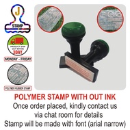 Custom Made Rubber Stamp / Company Chop / Address Chop / Bank Chop / Name Chop