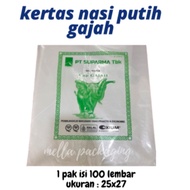 White Laminated Rice Paper MG Paper KFC MCD ELEPHANT CAP | White Rice Paper | (100 sheets) | 