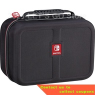 🌠 For Nintendo Switch System Accessories Carrying Case Hard Protective Deluxe Travel Storage Bag Black Ballistic Nylon E