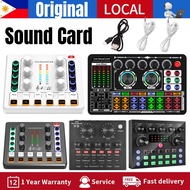 ✨Original V8/V8S/F9 Live Sound Card For PC Cellphone Youtube HIFI Mixer Record Singing Equipment set