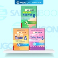 Set of 3 Books to Unlock High Scores: Math, English, Literature Grade 6 - Pedagogical University Pub