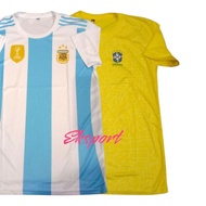 World Cup Jersey Football Fustal Men Man Female Fifa T Shirt Baju Jersi Argentina