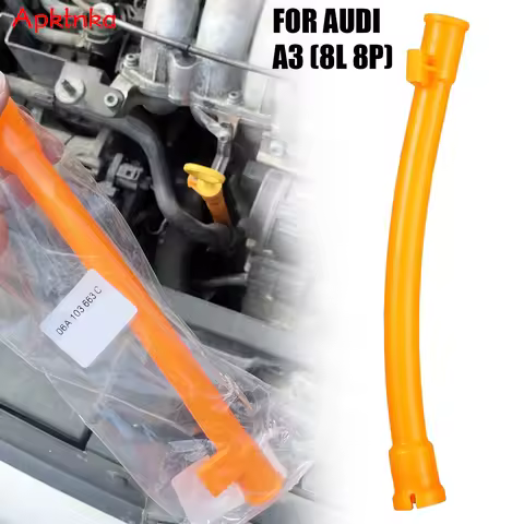 For AUDI A3 8L 8L1 8P 8P1 MK1 MK2 1996 -2013 Transmission Engine Oil Level Dipstick Guide Tube Funne