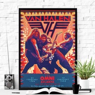 💥READY STOCK💥Van Halen Eddie Van Halen Live Concert Rock & Roll Iconic Wall Decor Music Legendary