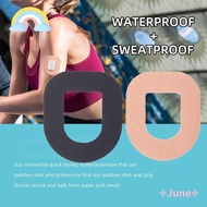 JUNE Libre Sensor Cover, Sweat-absorbing Breathable Sensor Adhesive Patch,  Waterproof Anti-skid Sensor Accessories Fixed Patches Sports Fitness Exercise