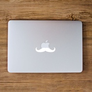 Stiker Kumis - Apple Mustache - Laptop Decal Macbook Sticker