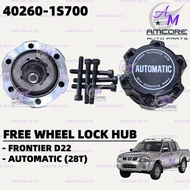 NISSAN FRONTIER D22 YD25 - (AUTOMATIC)(17) FREE WHEEL LOCK HUB / FREE WHEEL HUB LOCK / FREE LOCK HUB
